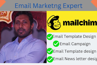 design mailchimp email campaign, newsletter template