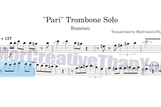 transcribe a solo for any instrument from audio