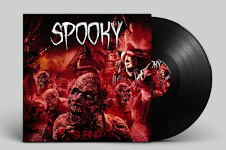 design professional album cover or single cover art
