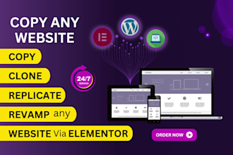 clone, copy, or duplicate any website into wordpress