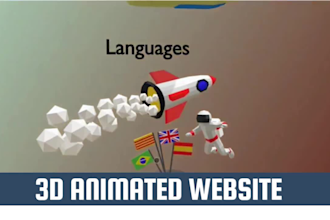 design 3d website, 3d animated webflow website, 3d ecommerce and shopify website