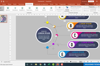 hare tu diapositiva animada en power point