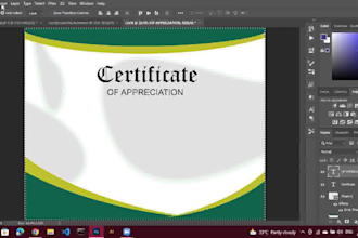design a certificate of accomplishment, award, customized diploma, or a degree