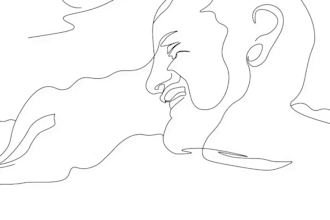 create 2d line art animation,hand drawn lyrics video, 2d traditional, vector art