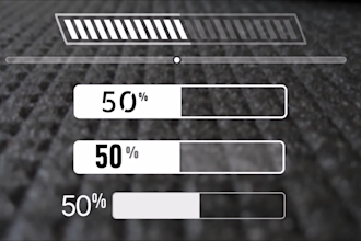 create a custom progress bar for your fitness video