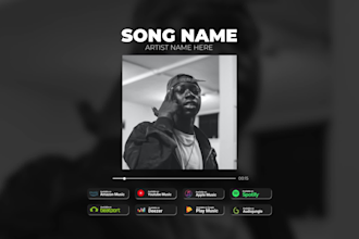 make this clean music visualizer or audio visualizer