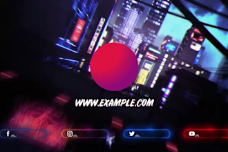 create animated gif or lottie json for website or mobile and logo