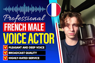 be your french deep voice actor