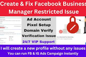 create and fix your facebook business manager, ads account