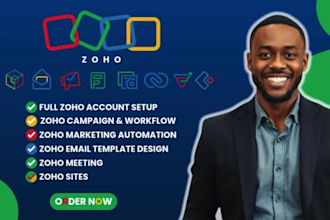 setup zoho CRM zoho one zoho email campaigns zoho marketing automation zoho site