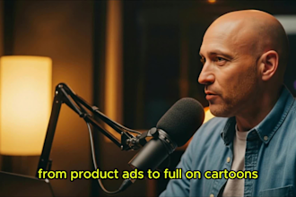 create a realistic ai podcast with custom avatars and cloned voices