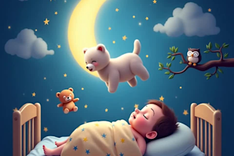 creat ai animation for kid story ai nursery rhymes for youtube baby sleep videos