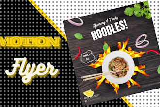 create motion flyer for events