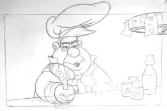 create 2d traditional animation video, 2d frame by frame animation