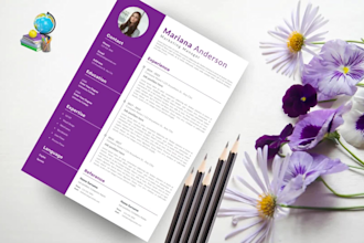 design professional resume writing,cv, cover letter using my recruiting expert
