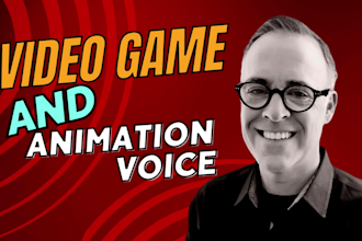 record a video game or animation voice over