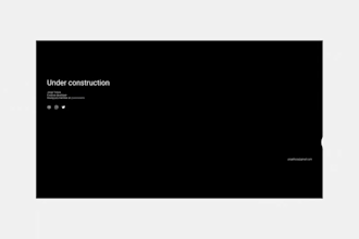 create coming soon page or under construction 3d attractive page with animation