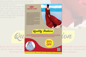 design professional flyer, social media post and poster