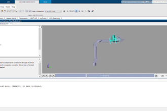 design and simulate a robotic arm with kinematics, control and pid in matlab