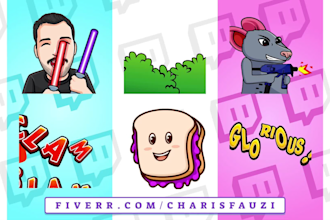 create custom animated twitch emotes and sub badges