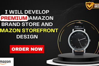 develop premium amazon storefront design and amazon brand store for you
