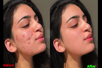 do natural photo editing and skin retouching in photoshop