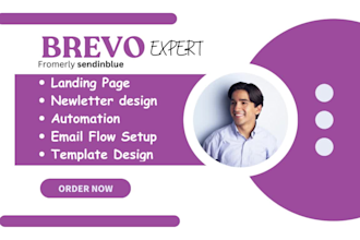 do brevo sendinblue campaign, email template design, newsletter, automations