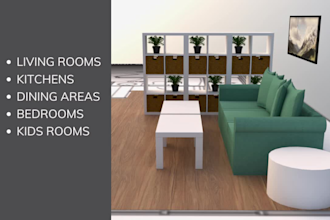 do interior design with 3d ikea furniture on a 2d floor plan