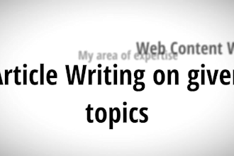 do SEO article writing for your blog or website
