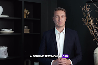 create male ugc natural spokesperson testimony video review for your brand