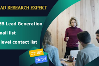 create a b2b leads contact list
