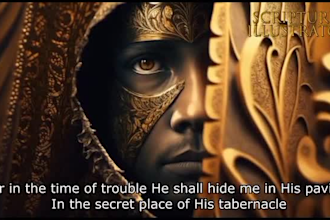 create viral history bible ai video arts , ai image design for your youtube