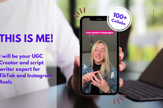 write ugc script in italian, english, spanish and german