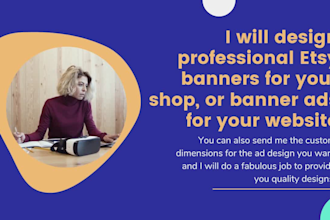 design web banner, spotify banner etsy banner