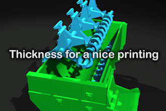 convert your 2d plans or drawings in to 3d printable files