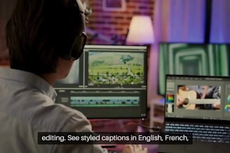 add english, french spanish closed caption to your video and translate video