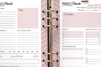 design hyperlinked planner,etsy digital planner, digital journal, etsy shop book