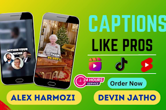 edit instagram reels with alex harmozi caption style