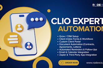 do clio automation client portal intake workflow clio manage setup clio crm