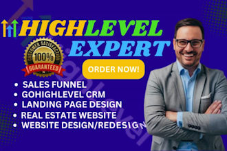 build go high level real estate crm website gohighlevel landing page gohighlevel