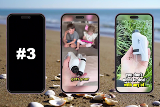 make viral tik tok video ads and facebook video ads for dropshipping