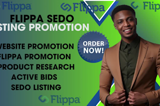 promote flippa listing sedo listing flippa sedo engagement