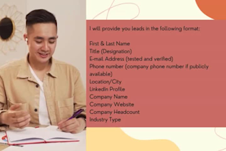 generate b2b leads and find emails to build a prospect list