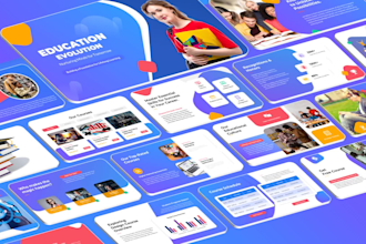 design elearning training course presentation slides