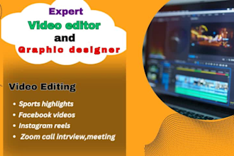 your edit sports highlight, youtube shorts, instagram reels, video editing