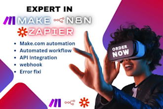 be your expert in make, zapier and n8n