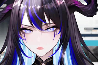 design and rig high quality pro live 2d vtuber model 2d vtuber model for vtuber