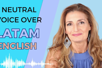 record a voiceover in latin american english