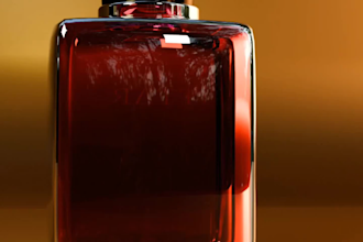 do 3d perfume bottle modelling