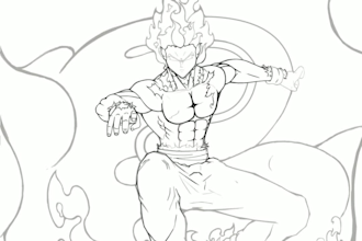 draw a manga characters and pages for your chapters